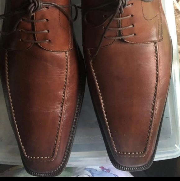 Ermenegildo Zegna, Couture XXX, Fatte a Mano Almond Toe Lace Up Oxford. - Picture 15 of 15